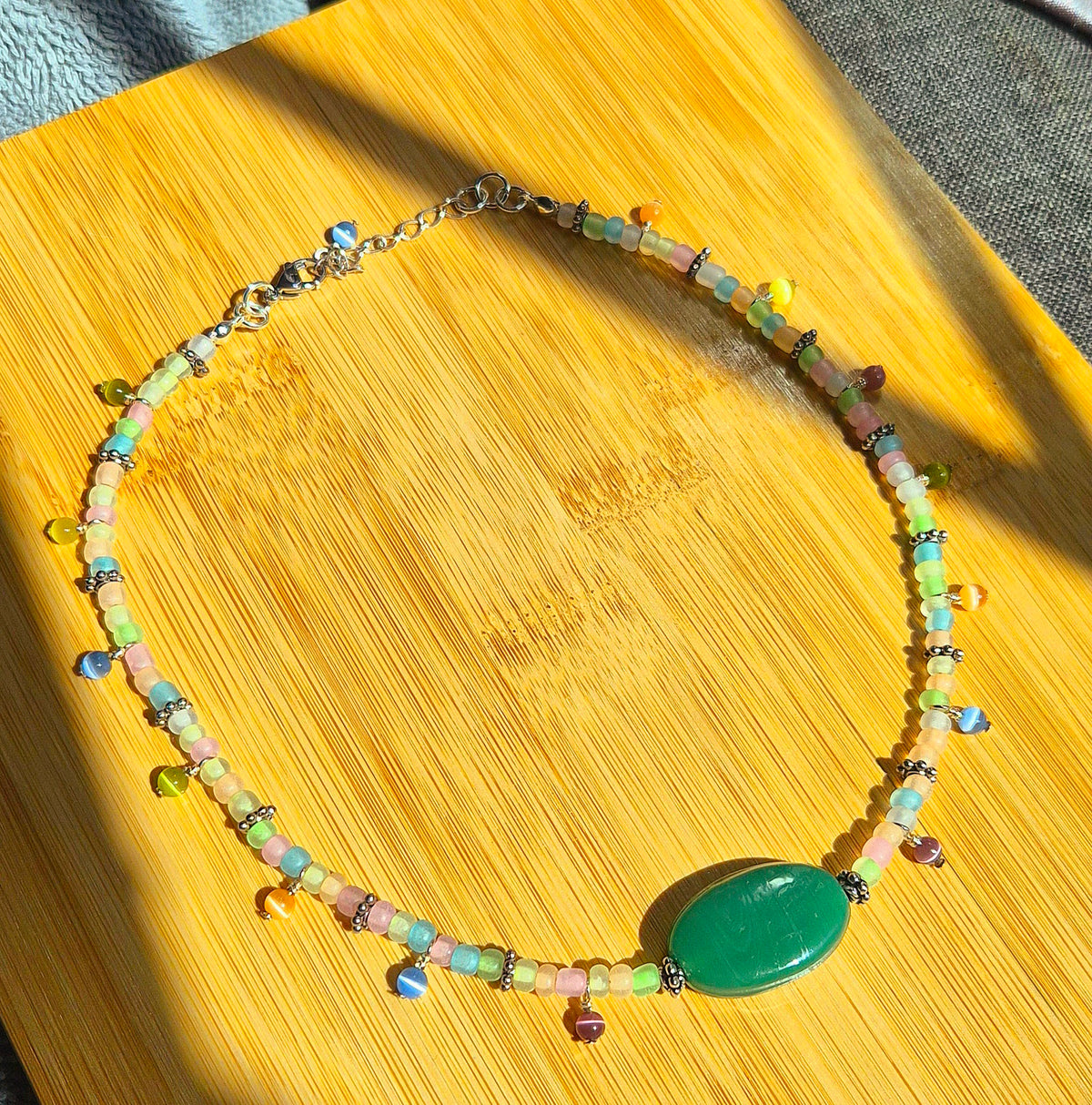 Mossy Cove Bead Choker