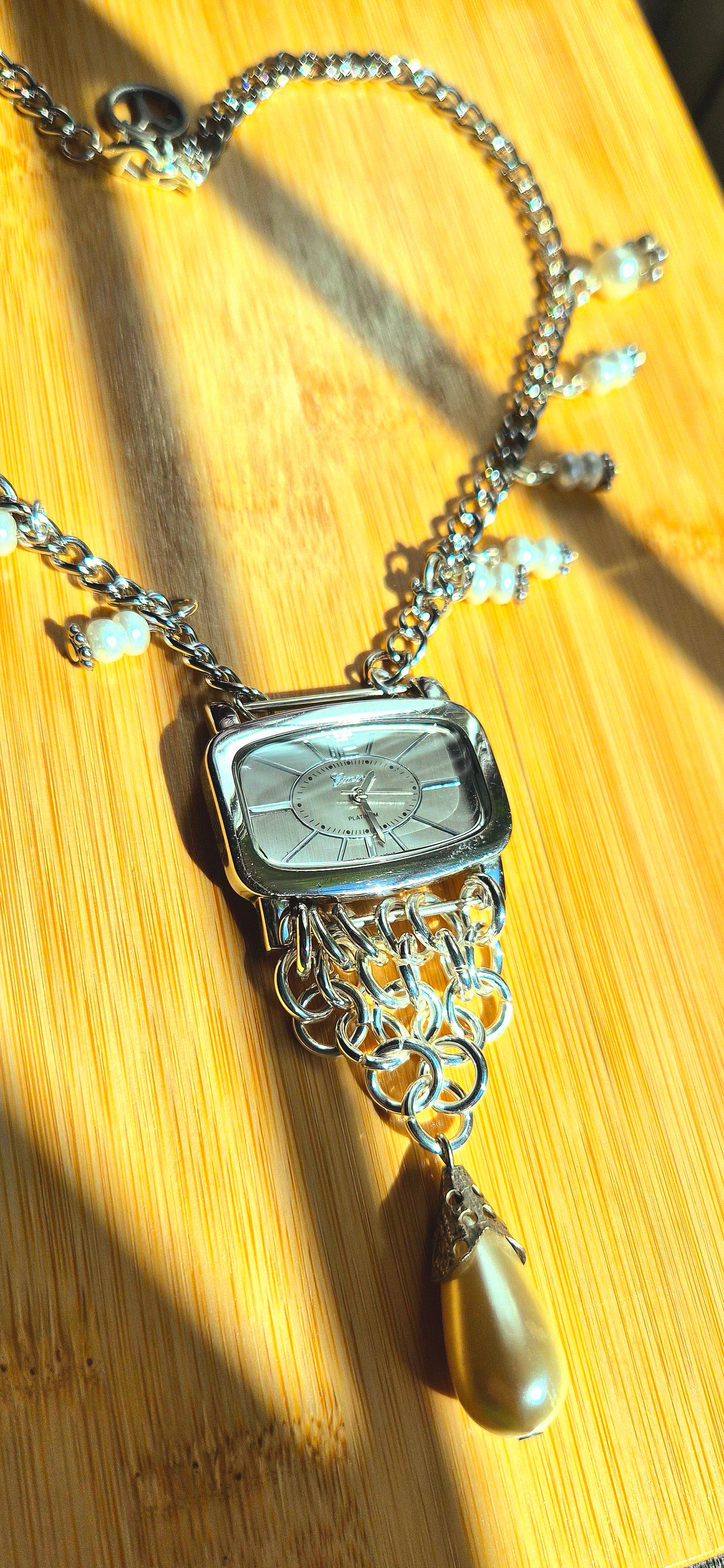 Lost Hour Pearl Chain Necklace