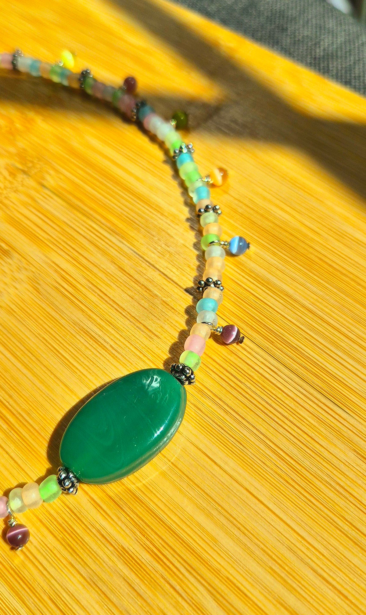 Mossy Cove Bead Choker