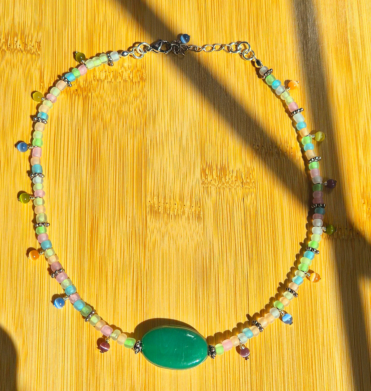 Mossy Cove Bead Choker